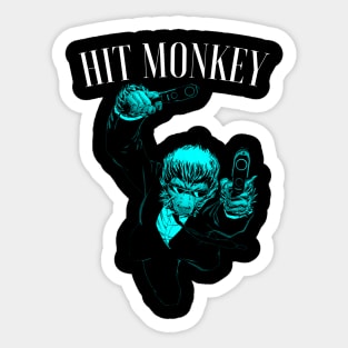 Hit-Monkey Sticker